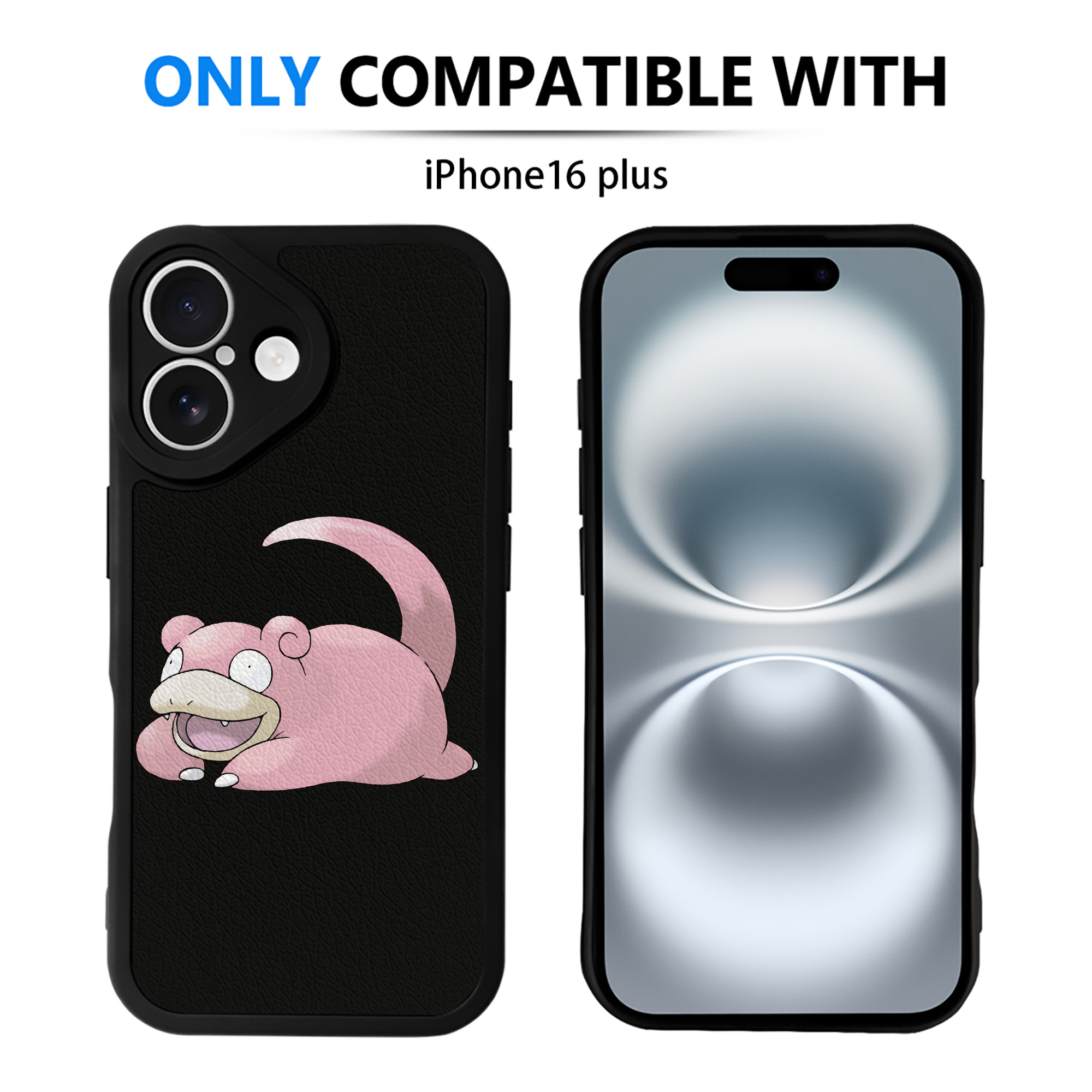 （画像用） ポケットモンスター Pokémon 【iPhone 16シリーズ対応】シリコンスマホケース（レザー調） 材質：シリコン